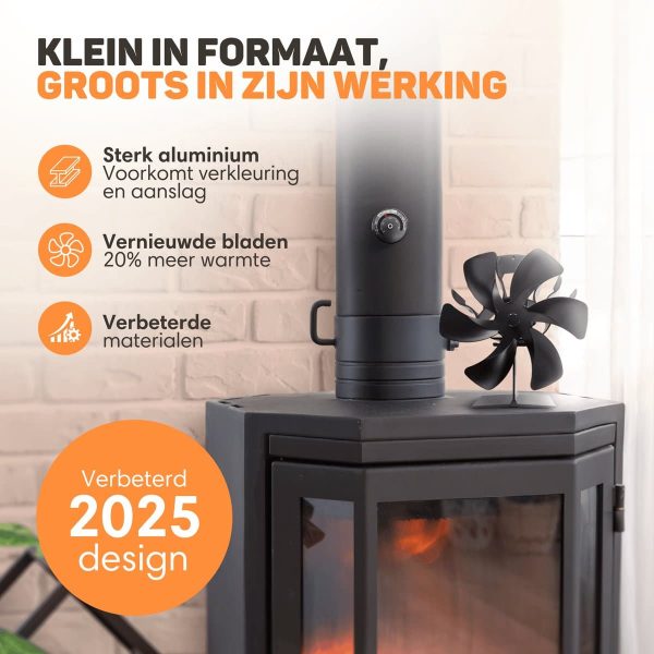 Kachelventilator zonder stroom kopen