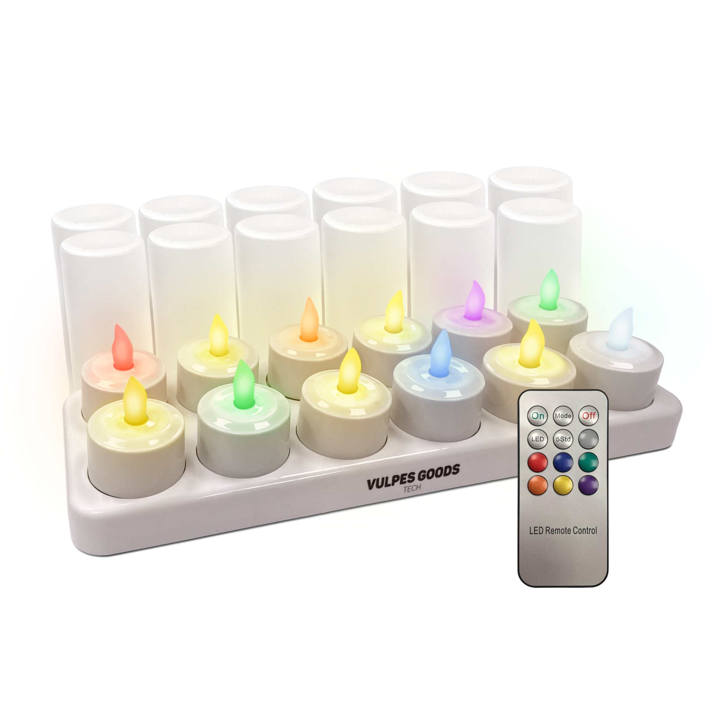 Vulpes Goods LED Kaarsen Oplaadbaar PRO Incl. Afstandsbediening