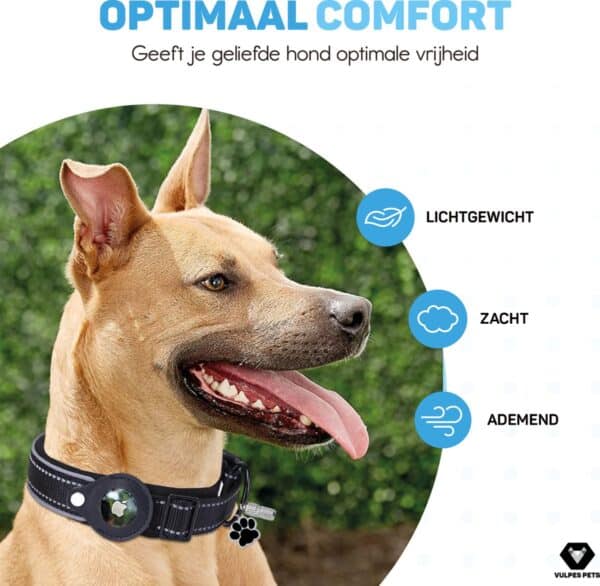 Hondenhalsband geschikt voor Apple AirTag - S - Vulpes Goods
