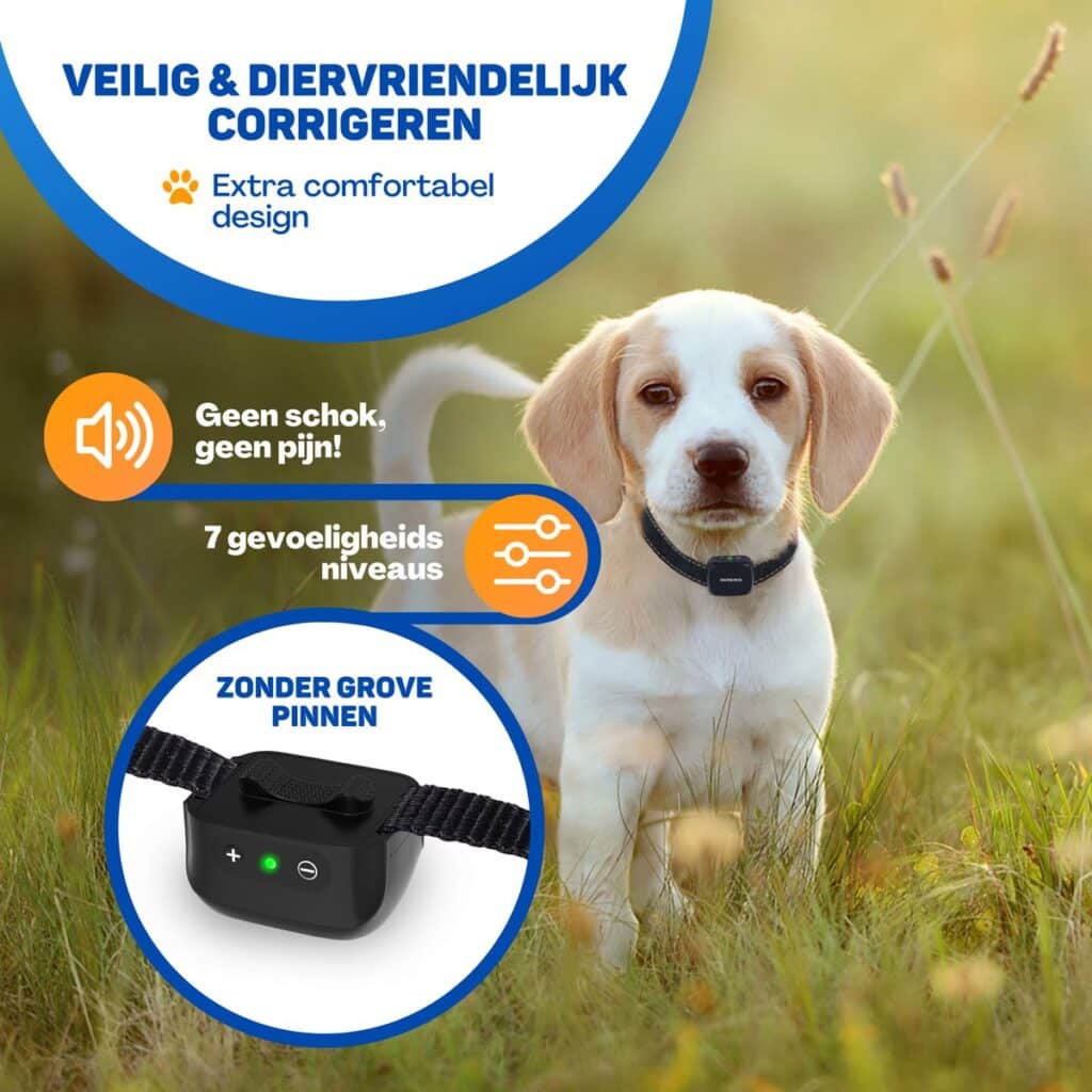Maxipets ® Anti Blafband PRO - Blafband Voor Honden - Halsband Hond Trainingsband Anti Blaf Apparaat Zonder Schok Kleine En Grote Honden Oplaadbaar Waterdicht Roze