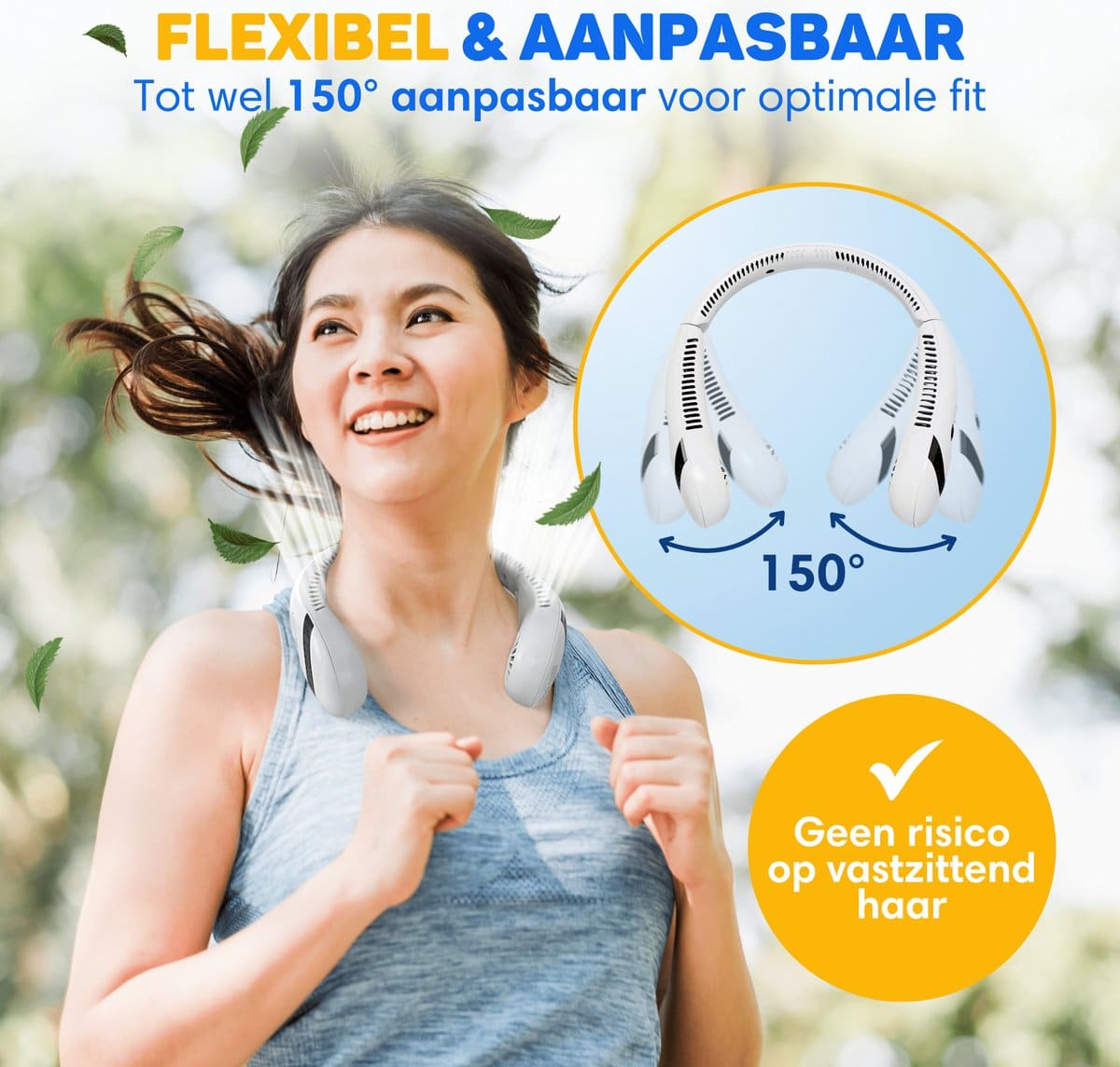 Draagbare Nekventilator – 3W Nu Voor Maar € 19,95 Bij