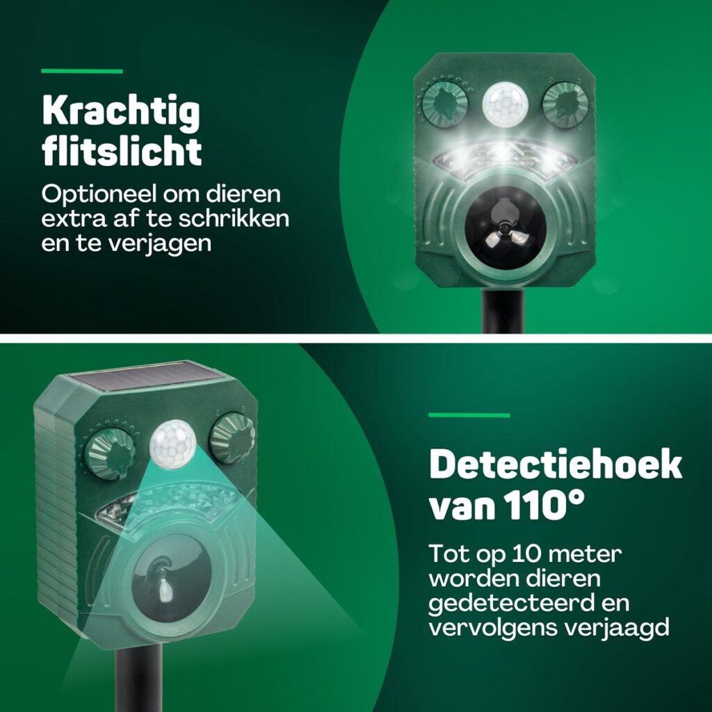 Ultrasone Hondenafschrikker - Zwart - LED-indicator - USB Oplaadbaar Hondentrainer Anti Blaf Apparaat