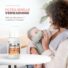 Draagbare Baby Flessenwarmer PRO MAX - Wit