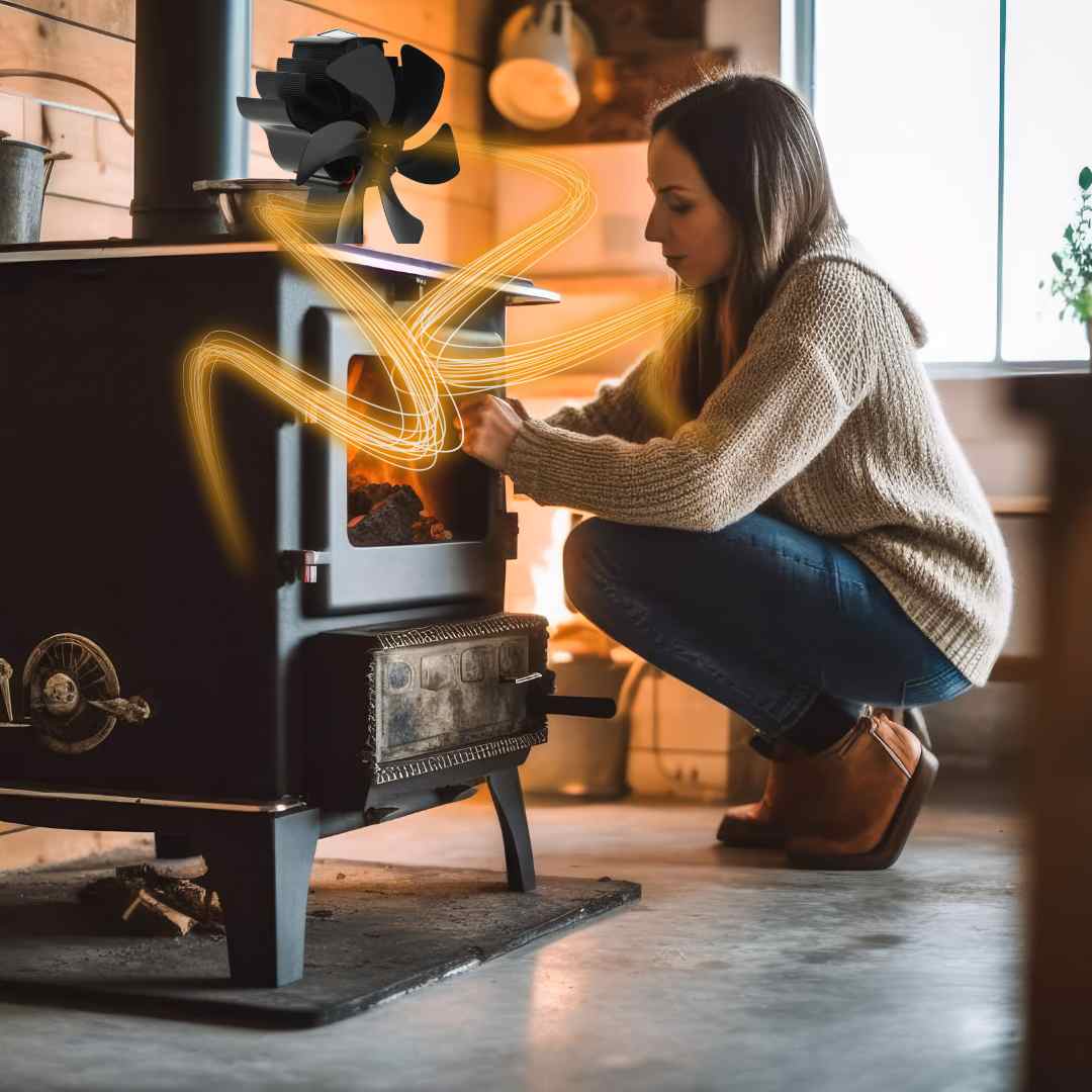 Campagne Kachelventilator