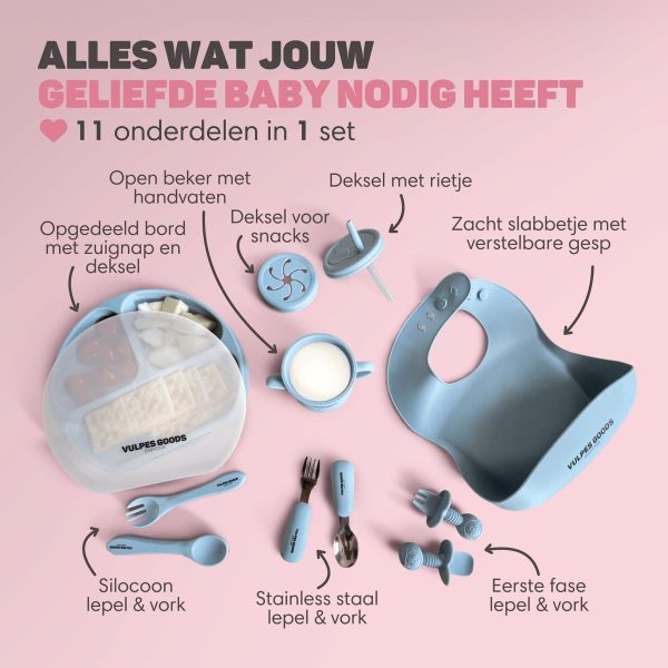 Siliconen Babyservies Set1
