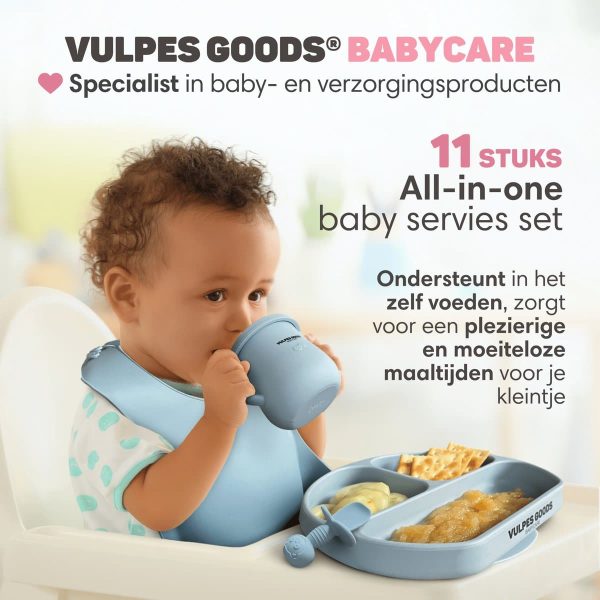 Siliconen Babyservies Set11