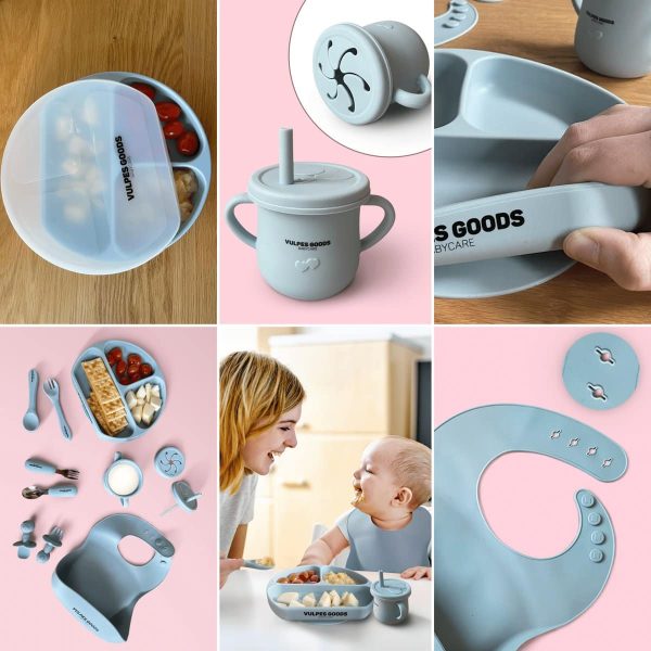 Siliconen Babyservies Set5