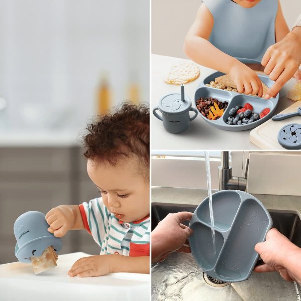 Siliconen Babyservies Set6