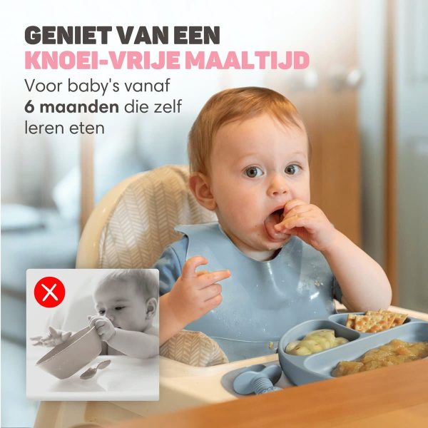 Siliconen Babyservies Set8