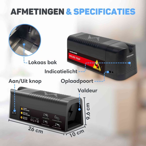 Elektrische Muizenval 12 Elektrische Muizenval 12