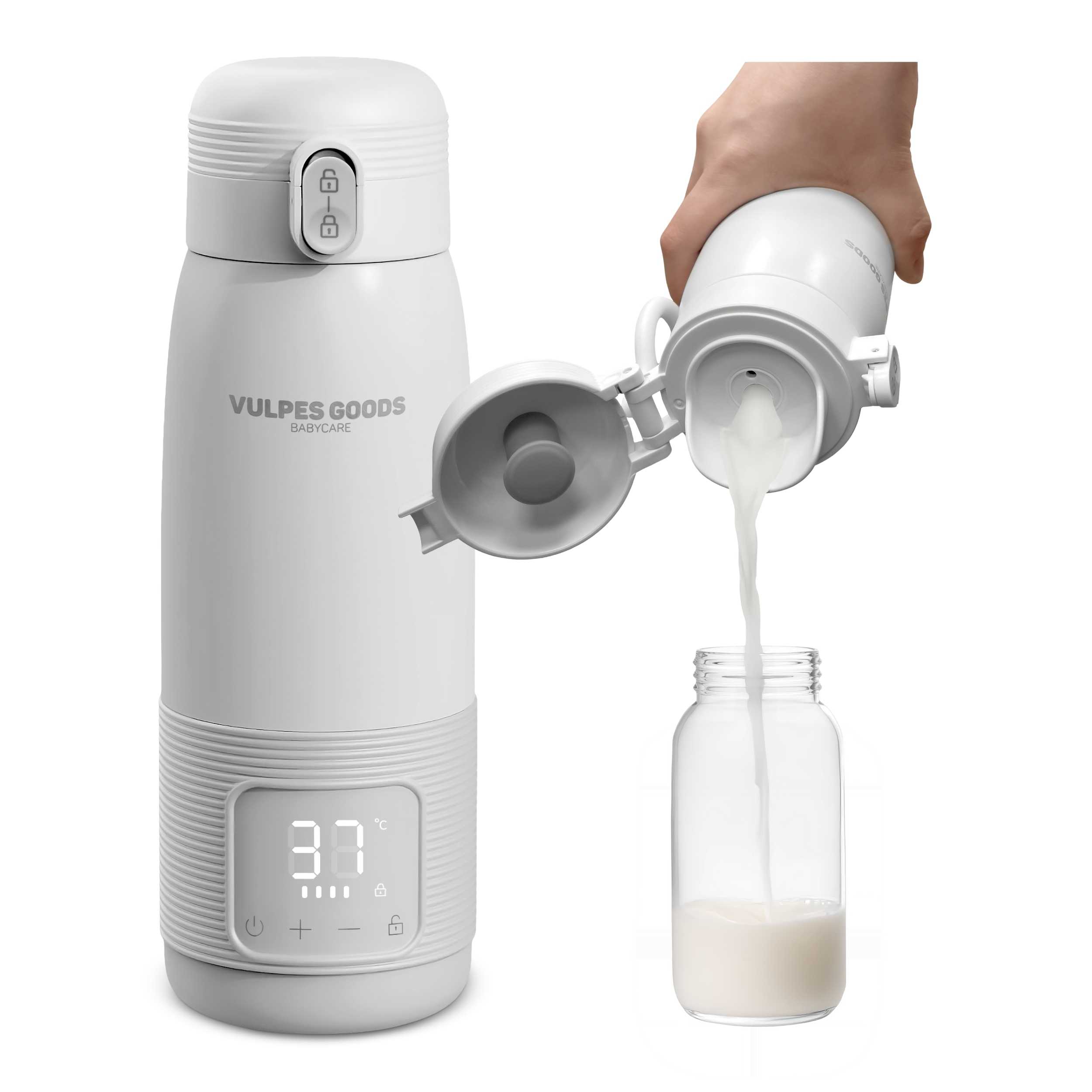 Vulpes Goods Thermofles Flessenwarmer Baby PRO V2