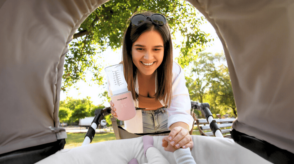 Flessenwarmer voor onderweg1