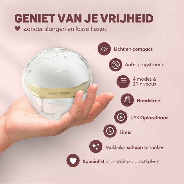 is een handsfree kolf geschikt voor werk en studie