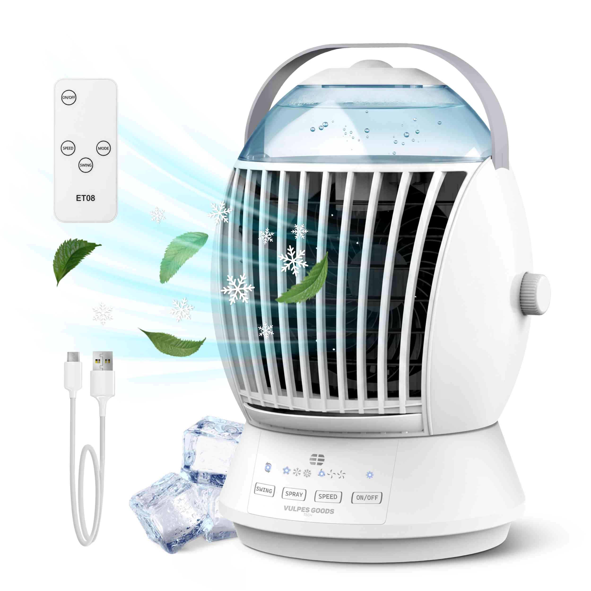 Mini Airco Elite  -  Wit - Ventilatoren