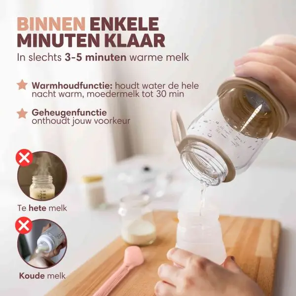 hoe warm je moedermelk veilig op